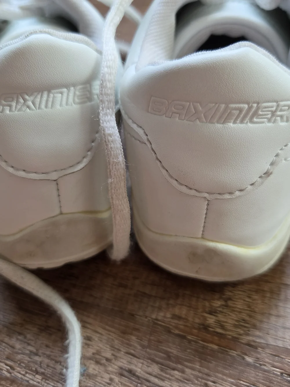 Kids Cheer Shoes-White Lace-Up Sneakers